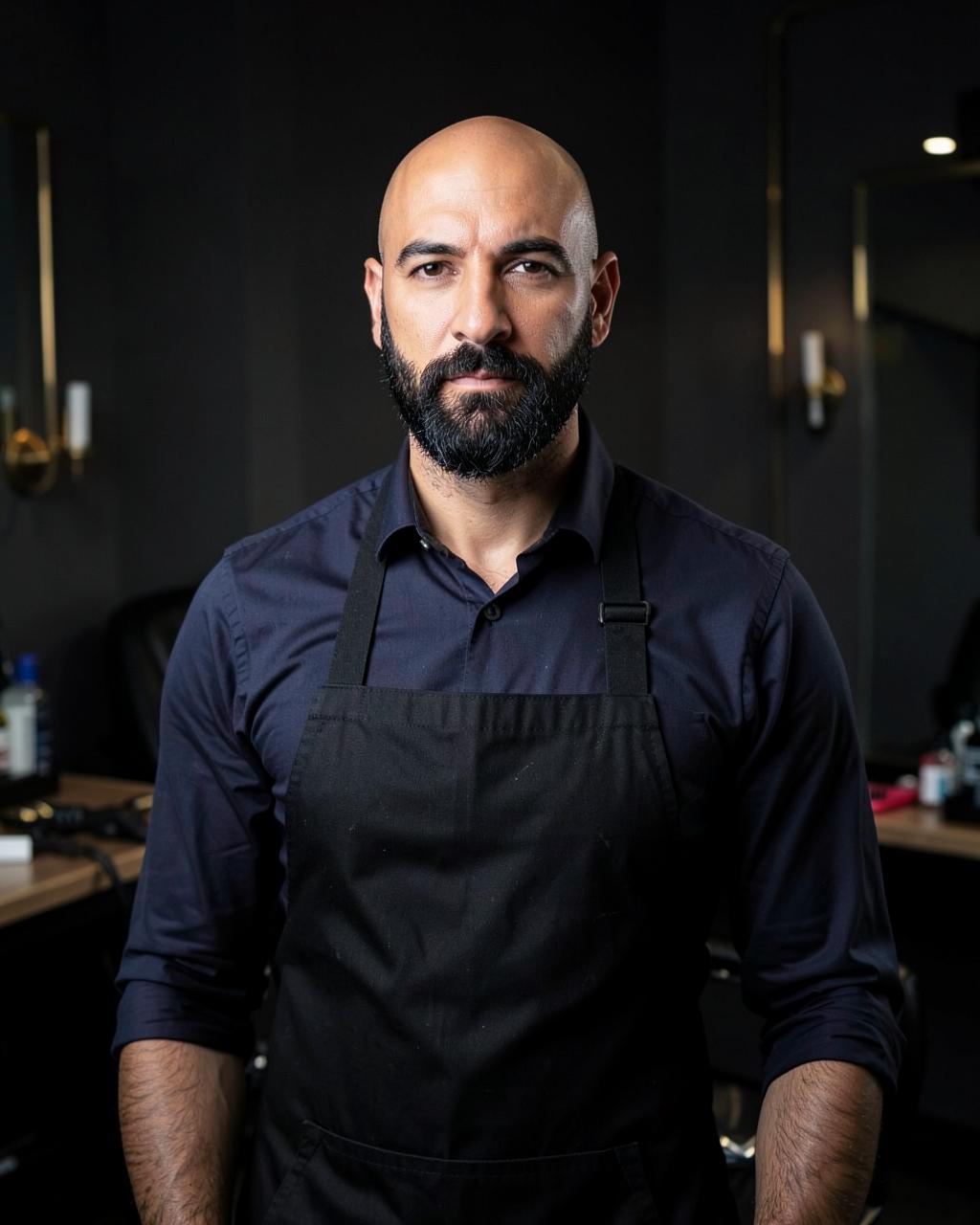 Diego Santos, barbeiro da Barbearia Alex Ferreira