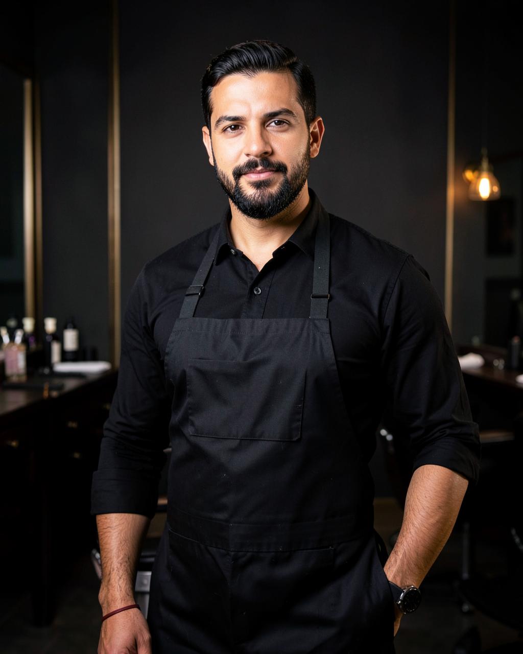 Rafael Martins, barbeiro da Barbearia Alex Ferreira