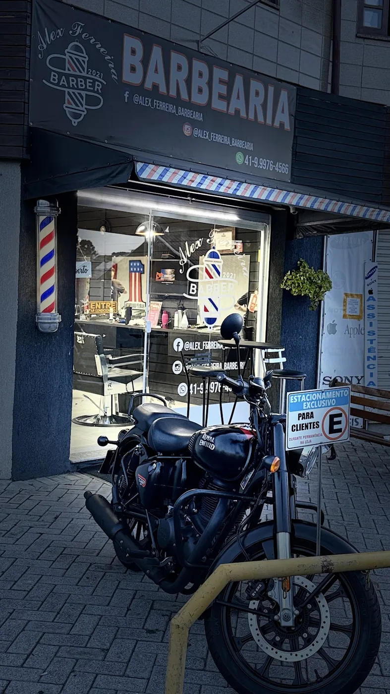 Fachada da Barbearia Alex Ferreira no Boa Vista